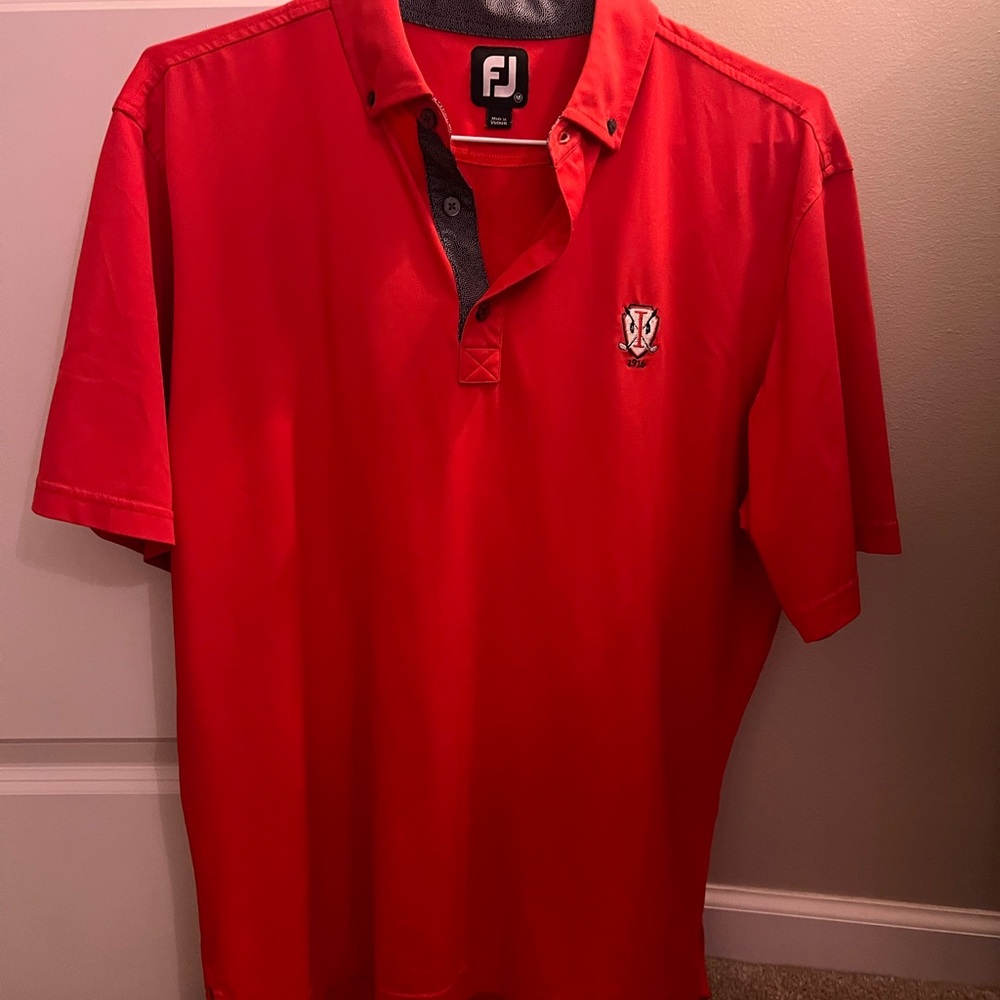 FootJoy Vibrant Red Polo Shirt
